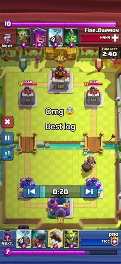 Best Log Ever in Clash Royale