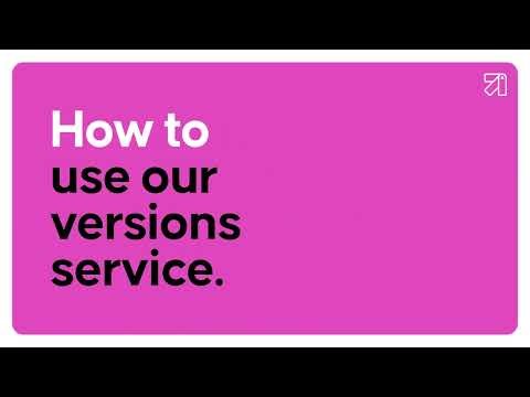 Using our Version printing service