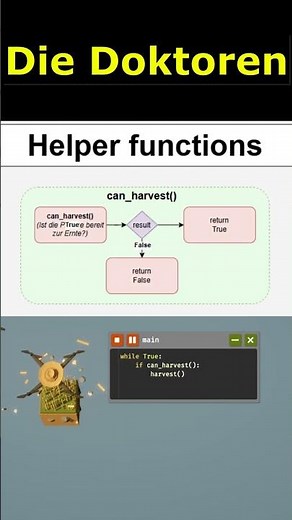 The code from episode 1 as a diagram | Learning Python with The Farmer Was Replaced