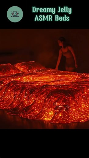 Dreamy Jelly ASMR Beds — Waterfall, Gummy, Honey, Lava & Ocean Waves