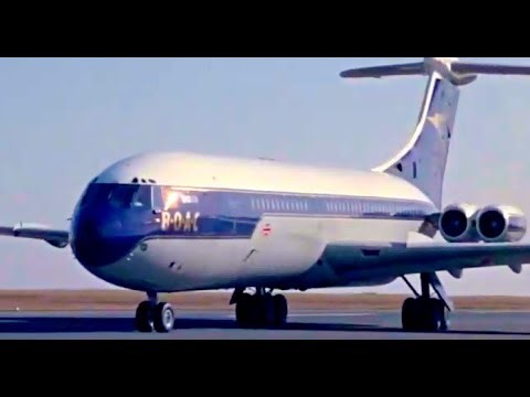 BOAC Vickers VC10 arrives at Nairobe, Kenya