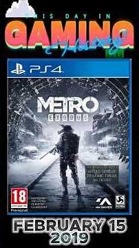 This Day in Gaming History | 🚂 Metro Exodus Leaves the Tunnels ❄️☢️ #metroexodus