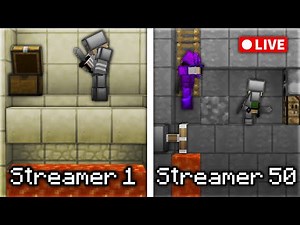 I Trapped 50 Streamers in Minecraft UHC