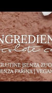 Torta al cioccolato 2 ingredienti - vegan, senza glutine e senza zucchero