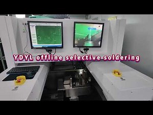 How is working selective soldering machine to soldering DP components to PCB.