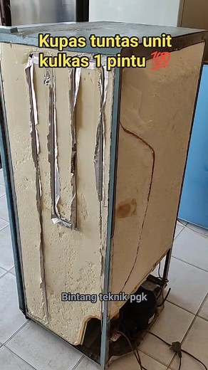 35K views · 384 reactions | Thoroughly examine the 1 door refrigerator unit, from the length of the condenser, capillary and suction pipe欄♥️ #service #belajar #kulkas #reel #pengetahuan #trending @pengikut #refrigerator #hvac #overhaul #reparasi #learning #technical #maintenance | Bintang Teknik Pgk | Facebook