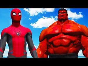 SPIDER-MAN (NWH) VS RED HULK - EPIC BATTLE