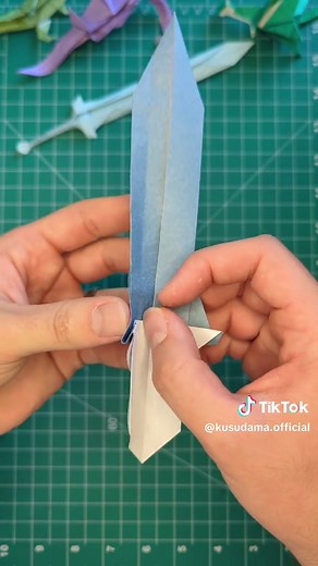Paper Sword Tutorial: Easy Origami Sword from One Sheet
