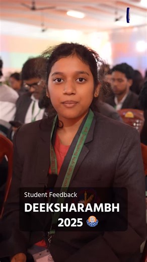 Dr. Rajendra Prasad Central Agricultural University, Pusa on Instagram: "Students’ Feedback | Deeksharambh 2025 “Deeksharambh 2025 was a great opportunity to learn new aspects of life. The programme helped us grow not only academically but also personally, inspiring us to begin our university journey with confidence and clarity.” #RPCAU #Deeksharambh2025 #StudentFeedback #NewBeginnings #LifeSkills #HolisticEducation #CampusLife #pusa @officialicarindia @agrigoi"