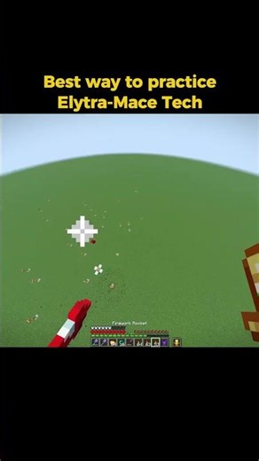 Elytra Mace is Easy 💀 #minecraft #shorts #macepvp