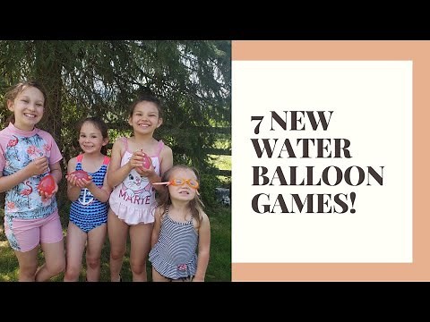 7 NEW Water Balloon Games // End of the Year Party Ideas