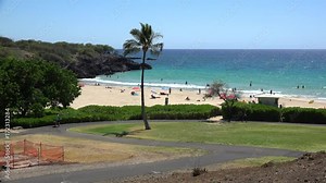 Hapuna Beach State Recreation Area. Big Island, Hawaii, USA
