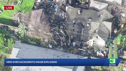 LIVE | LiveCopter 3 has a view of a Sacramento home that exploded and caught fire. | KCRA 3