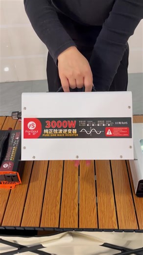 Portable inverter 3000W of power with 5 sockets #fonsoul #factory #inverter #controller #fyp
