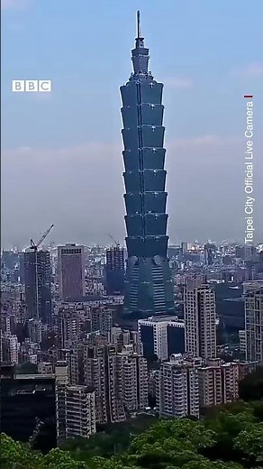 台灣7.2級地震：全台震感強烈 台北桃園多處搖晃－ BBC News 中文 #shorts #台灣 #台灣地震