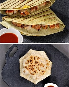 Wrap Hacks | Tortilla Wraps - 2 ways (Ingredients & Steps below)... ...The latest viral tiktok challenge on the ingenious wrap technique got me to try it out as well. Not only was it easy to fold, it was the perfect shape to hold and enjoy the ingredients together, without creating any mess. In this video I'll show this neat trick, as well as the trick to make a crunchwrap at home. It's not difficult if you follow closely the steps mentioned in here. I have chosen ingredients that I enjoy, but t