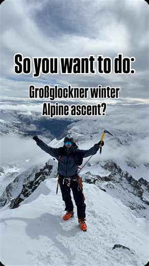 Andrej Glavnik on Instagram: "Reels specialist would say: “Easy Sunday hike.”🥶 But Grossglockner is far from an easy hike — especially in winter and in full alpine style. The first couple of hours feel almost friendly: ski touring approach, steady rhythm, everything under control. Then you hit the crampon point… and that’s when it clicks. From here on, it’s all up to you. One wrong step, and the mountain reminds you exactly where you are. The alpine route itself is beautiful if you have experie