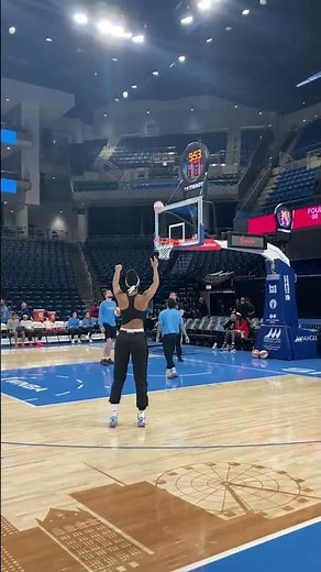 Angel Reese warms up for Atlanta Dream Debut vs Chicago Sky🔥