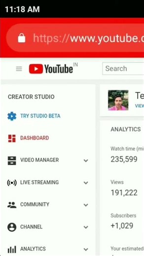 Switch Between YouTube Creator Studio Classic to YouTube Studio Beta