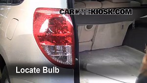 Reverse Light Replacement 2007 Toyota RAV4 2.4L 4 Cyl.