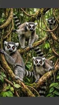 Ring-Tailed Lemurs: One of the most famous and recognizable primates in the world!#wildlife#animals