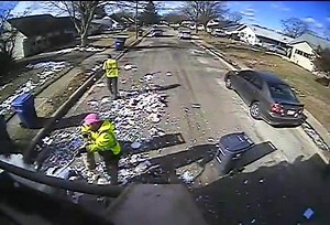CAUGHT ON CAM: Improperly discarded oxygen tank explodes inside Ohio garbage truck >> https://www.13abc.com/2025/01/31/improperly-discarded-oxygen-tank-explodes-inside-ohio-garbage-truck/ *Language warning* | 13abc