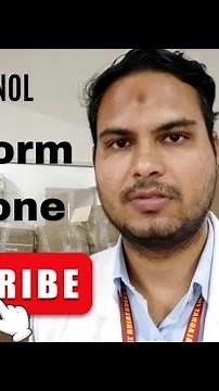 Synthesis of Chlorobutanol from Acetone and Chloroform | Medicinal Chemistry-3|@daneshakhtarvlogs