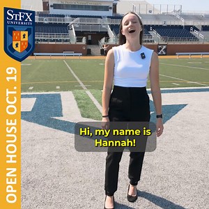 Field of energy. Field of community. See it at Open House Oct 19. | StFX University