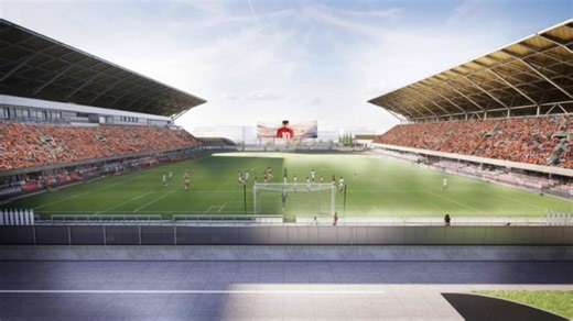 Groundbreaking for Grand Rapids' new soccer venue, Amway Stadium, set for April 22