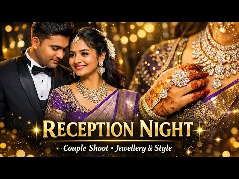 Wedding Reception Highlights | Jewellery Shoot | Couple Shoot | Grand Reception || 8088032513 ||