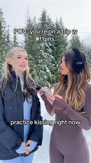 madi makoff on Instagram: "do u think we should practice… 😍 going back to the snow so soon I’m not ready for the cold hahaha I have the heaters on constantly in my house and a heated blanket omg. @arikytsya"