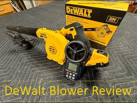Dewalt Blower Review for Yard Garage and Jobsite and Why to Need One