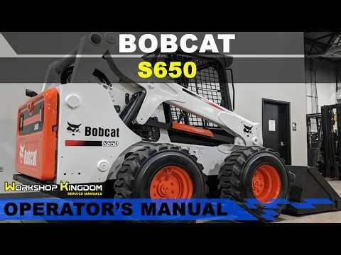 BOBCAT S650 Operator's Maintenance User Manual - ENGLISH - Download PDF