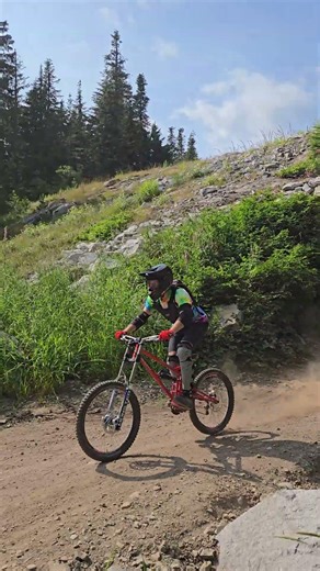 My new 300mm Bike feels awesome at the Grouse Bike Park!