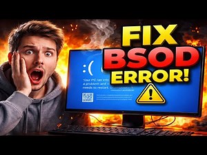 FIX BSOD Error in Windows 10/11 | Blue Screen of Death Problem Solved 🔥 IcntGyan