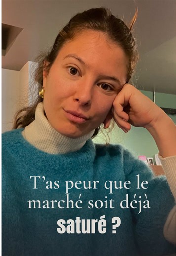 Quand j’ai voulu me lancer, mon principal frein c’était : “y a déjà trop de coachs, j’arrive au mauvais moment, le marché est saturé”. Avec du recul je comprends la croyance : on nous as habitué à nous comparer (surtout nous les femmes) et à voir la concurrence comme une menace. Mais dans le cadre d’un projet entrepreneurial, ce ne doit JAMAIS être un obstacle. Au contraire même ! S’il y a du monde, c’est qu’il y a de la demande, et donc un marché. Ca ne devrait donc pas te démotiver mais te con