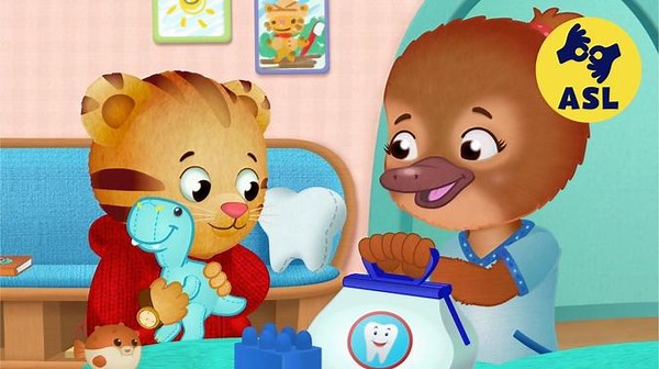 Daniel Tiger's Neighborhood - Daniel Visits the Dentist/Daniel’s First Haircut (ASL) Video | PBS KIDS