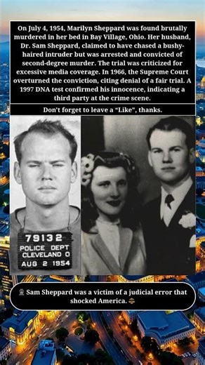 🔍 Sam Sheppard: the case that shocked America