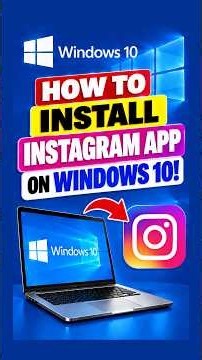 How to Install Instagram App on Windows 10! #Shorts #windows11