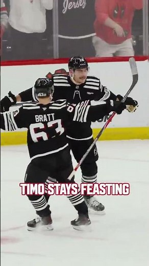 Make that three goals in three games for Timo Meier! #njdevils #nhl #timomeier #devilsvsblues