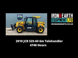 2019 JCB 525-60 6m Compact Telehandler