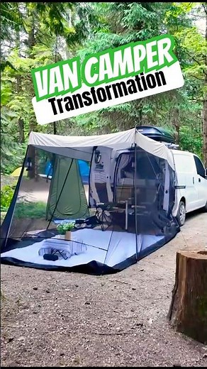 Nissan NV200 Work Van Transformed Into The ULTIMATE Glamping Van!