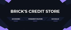 Brick's Credit Store - A point shop system