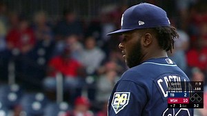 Castillo primer ponche en la MLB