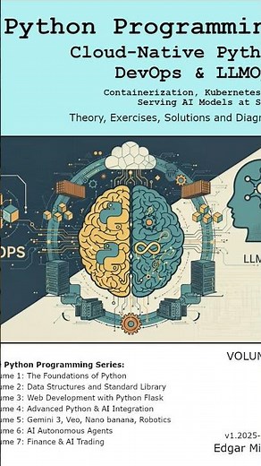 Cloud Native Python, devops, llmops on Amazon https://www.amazon.com/dp/B0G6FPGCBJ