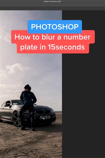 How to Blur a License Plate Quickly