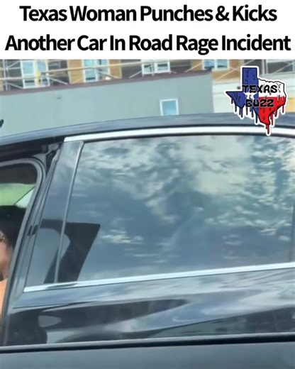 Texas Woman Punches & Kicks Another Car In Road Rage Incident | Hd videos