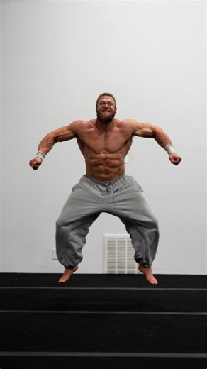 Jon Call | Heavily Weighted Meaty Muscle Man Backflips With Excited Excitements 💪 #backflip #bodybuilding #tricking | Instagram