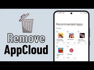 How to Get Rid of AppCloud From Samsung Phone