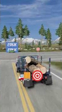 Which truck stops the fastest in an emergency brake test? 🚛💥 #shorts #mrbeam